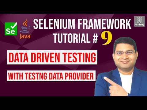 Selenium Framework Tutorial #9 - Data Driven Testing with TestNG DataProvider